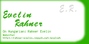 evelin rahner business card